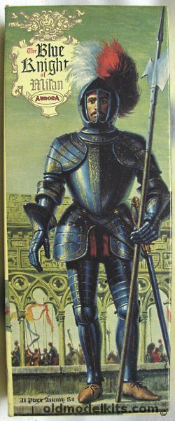 Aurora 1/8 The Blue Knight Of Milan, 472-98 plastic model kit